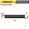 DZBQ 732-04609 Extension Spring Fits for CUB Cadet RZT-42, RZT-50,