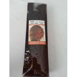 Kadi Natural Nubi Nubi Braiding Style, Hair Extension, Professional Grade (T1B/350 - Black Reddish Auburn)