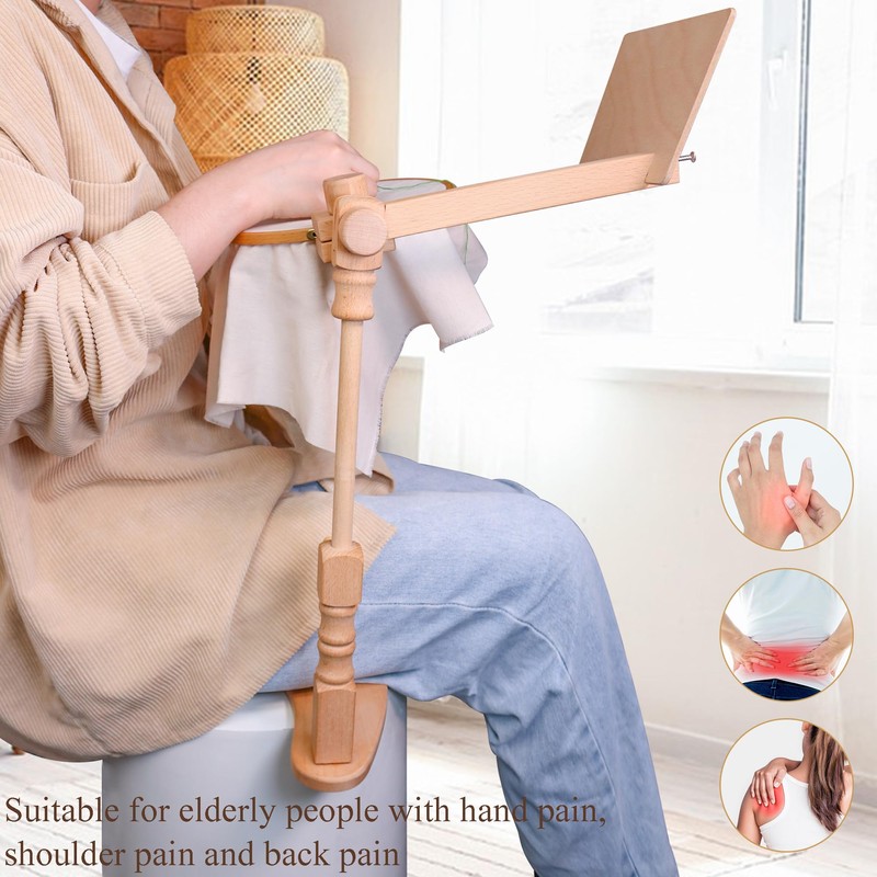 Embroidery Frame, 360° Adjustable Cross Stitch Frame, Easy to Use