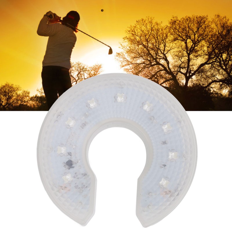 LED Night Golf Hole Lights 5 Colors Adjustable Light Up