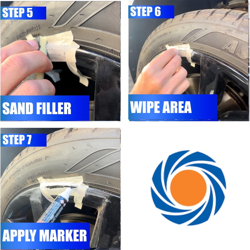 Permatex 09142 Wheel Restoration Kit - Silver - Easy-to-Use Do