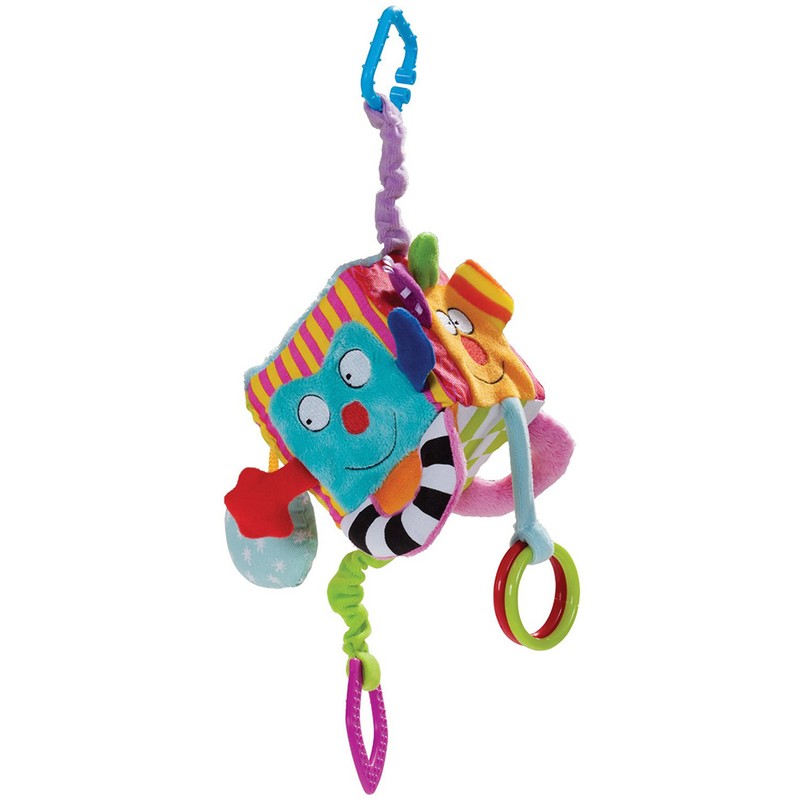 Baby Kids Toys Cartoon Cube Rattle Teether Toys Cubes for
