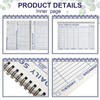 Saypacck 5 Pcs Daily Service Record Book 8.5 x 11