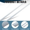 Yaocom 2 Pcs 304 Stainless Steel Flat Bar, 1/8" Thickness,