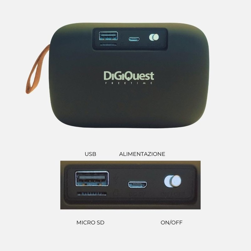 Digiquest Wireless Speaker with MP3 Player, FM Radio, Microphone, Micro