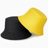 Bucket Hat Double Side Yellow Hat for Men Women Reversible