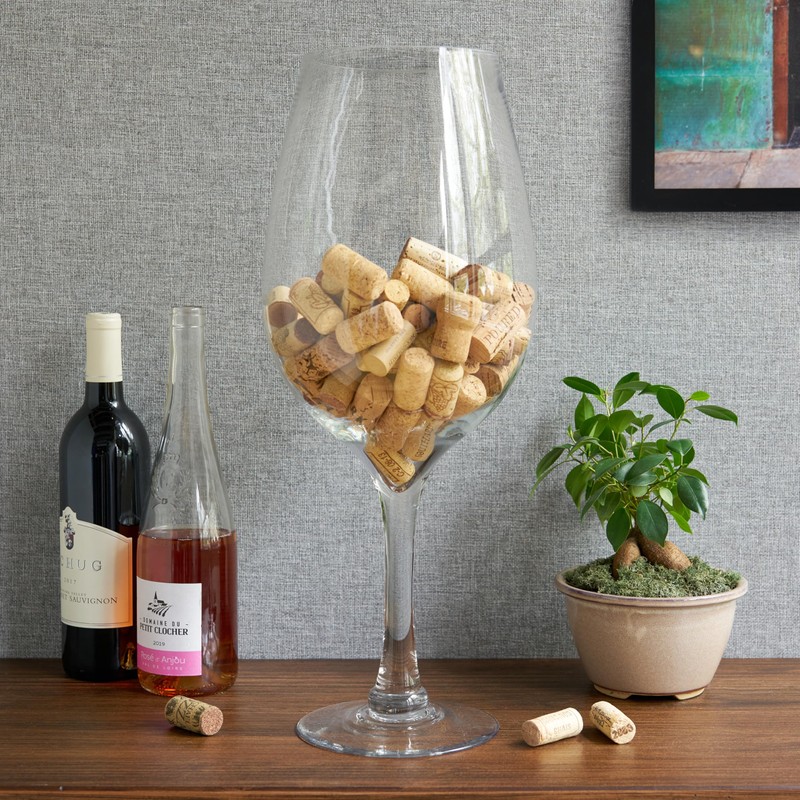 True Bordeaux Giant Wine Glass Holds 1.5 Gallons or 200
