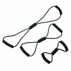 CanDo 10-5835 Bowtie Exerciser, Full Body Set, X-Heavy, Black