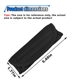 LAINLOY 2PCS Car Grab Handle Cover, Soft Plush Car Grip Gloves Auto Inner Door Pull Handle Cover, Anti-Scratch Car Handle Protector Auto Interior Accessories for Most Vehicles (Black)