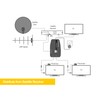 DigiShark 2 Way TV Aerial Signal Booster&Splitter Amplifier, Improves Picture