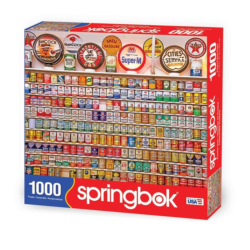 Springbok's 1000 Piece Jigsaw Puzzle Frontier Fuel - Made in