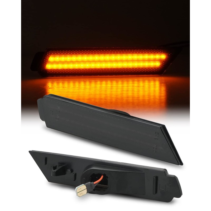 Bestview Side Marker Light Assembly, Front Bumper Side Marker Lamps