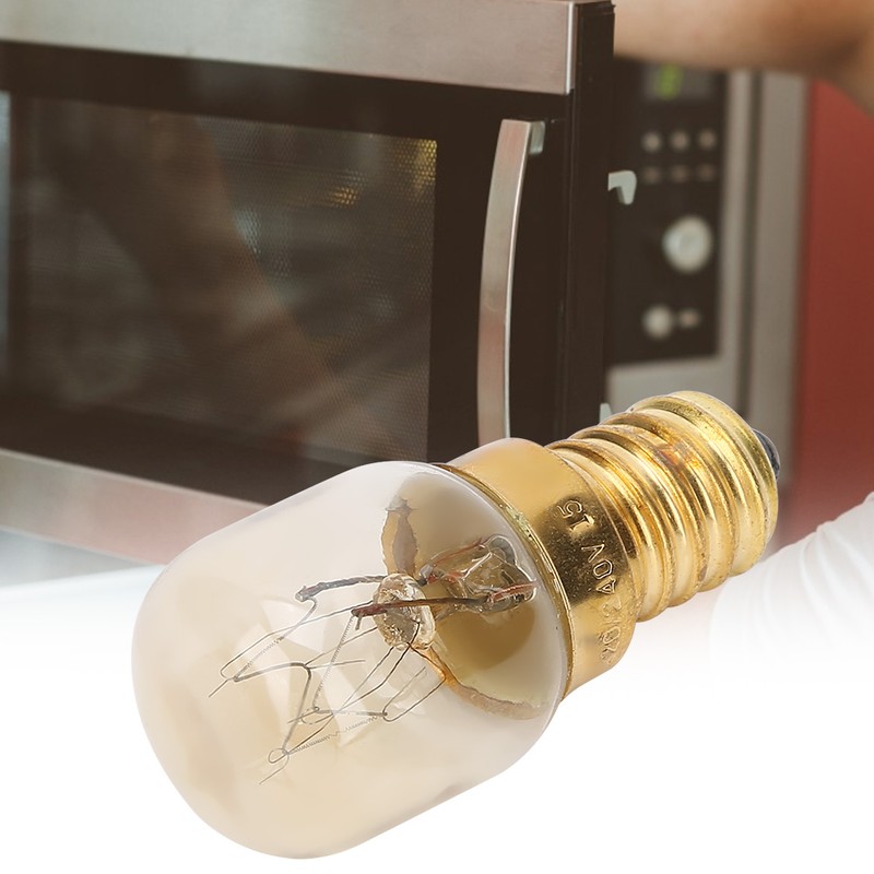 10Pcs 300℃ High Temperature Resistance E14 Brass Microwave Oven Light