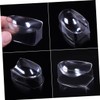 BIUDECO 4pcs Dipping Nail Powder Tray French Tips Mold Guides