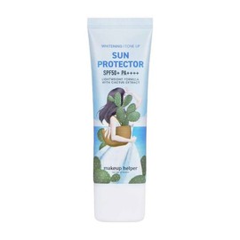 Makeup Helper 화이트닝 톤업 선 프로텍터 SPF50+/PA++++ Whitening Tone-Up Sun Protector SPF50+/PA++++