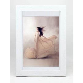 IDEAL TREND Elegant Picture Presentation with ALVA Wooden Picture Frame Timeless Design Photo Frame: Colour: White Format: 50 x 70 cm