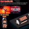 Wowpartspro 2x 1157 66 LED Strobe Flash Safety Brake Stop