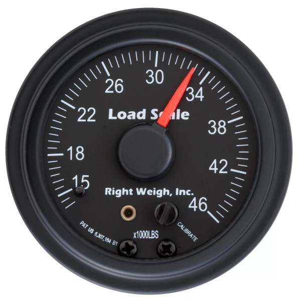 Right Weigh 510-46-B Black TANDEM Axle Load Scale for Single