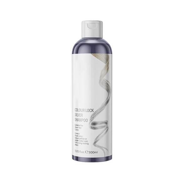 Purple Shampoo for Silver Hair,Effective Neutralises Yellow Tones, Long -