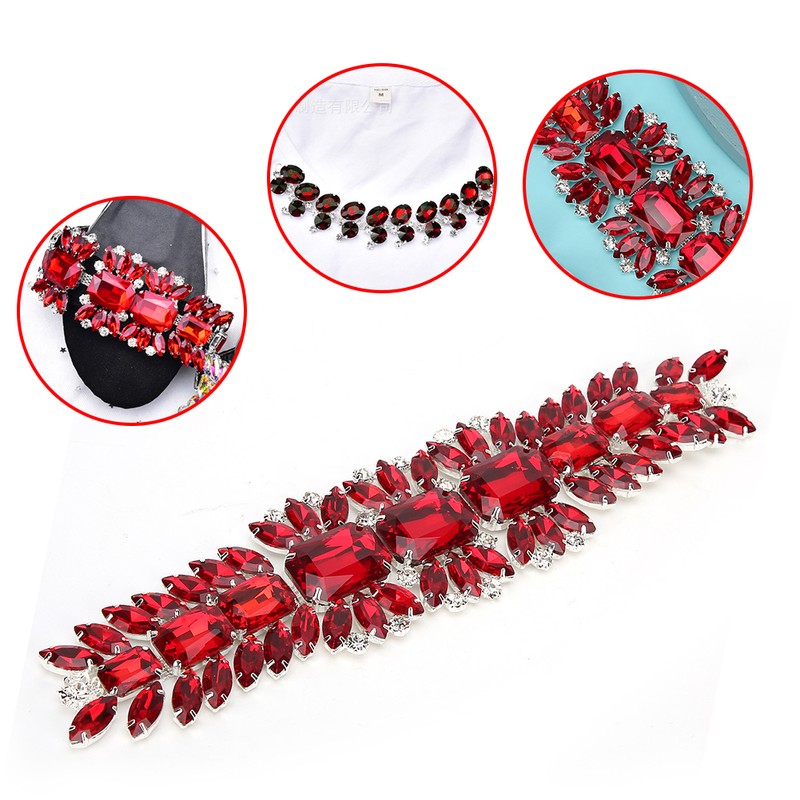 Crystal Rhinestone Chain Ribbon Craft Decoration for Sewing DIY Wedding