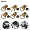 100 Sets Shoelace Hook, Loop Ring with Rivets, Shoe Boot