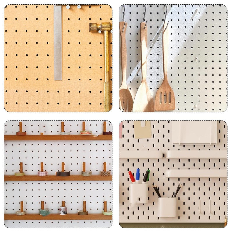 Pegboard Hook Locks, 120PCS Black Peg Hook Stopper Locking Shelf