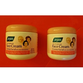 Jergens 2 PACK JERGENS ALL PURPOSE FACE CREAM SMOOTH SKIN MOISTURIZER SOFTENING/15OZ