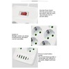 Power Strip 6 Outlets 4 USB 2 Type C Ports