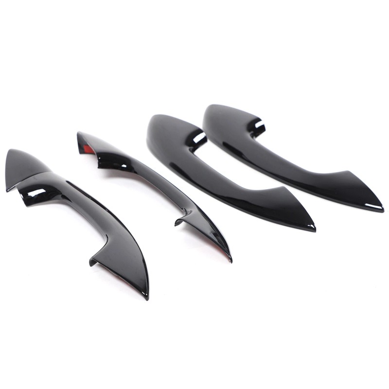 YNEI Gloss BLack Door Handle Upper Add-on Cover Fits Mercedes