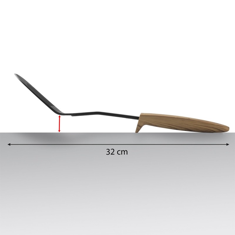 STONELINE Back to Nature Spatula 33 cm Nylon, Wood Look