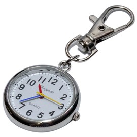 prendre PR-NASUKA-WATCH Nurse Watch, Pocket Watch, Key Chain, Nasukan, Simple, Backpack, Bag, Pocket, School Bag, Silver × colorful, Design