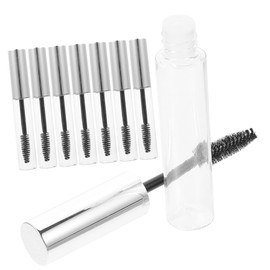 FRCOLOR 8pcs Refillable Eyelash Bottles Transparent Mascara Containers for Women Leak Design Portable for Travel and Daily Use