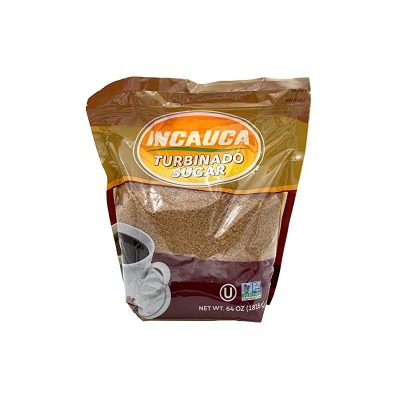Incauca 100% Natural Turbinado Sugar, 4 lb.
