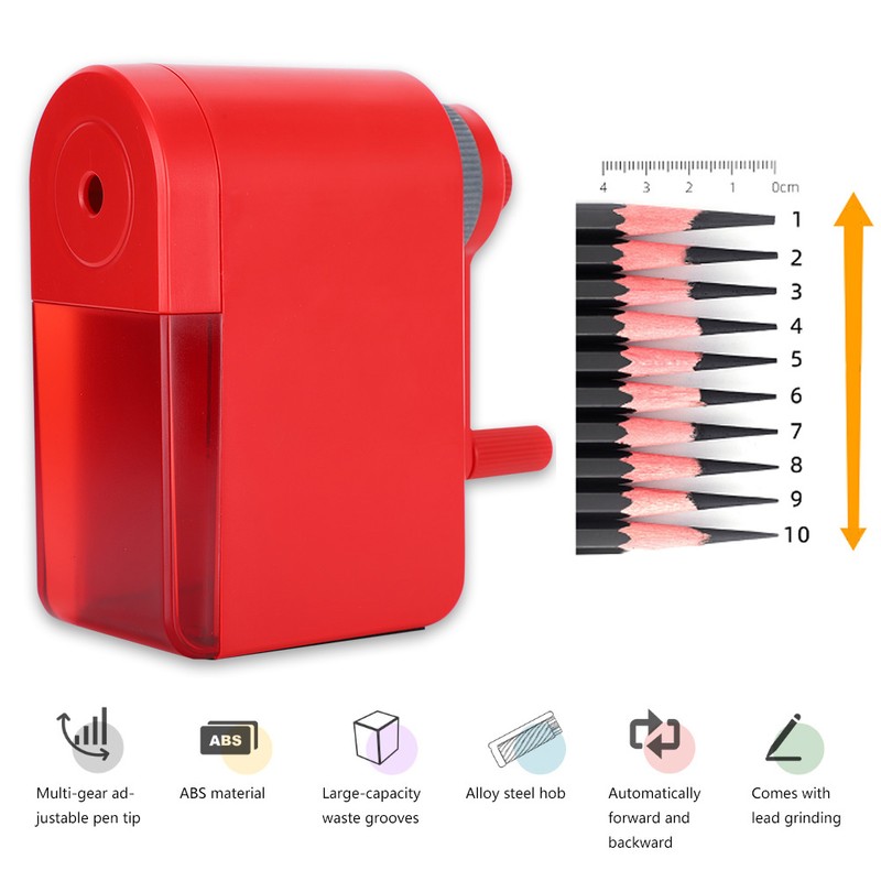 Sketch Art Charcoal Pencil Sharpener Adjustable Manual Pencil Sharpener for