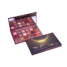 Matte and Shimmer Finished 18 Colors Eyeshadows. Vegan, Natural, Waterproof, Organic, and Highly Pigmented for Different Seasons and Occasions.