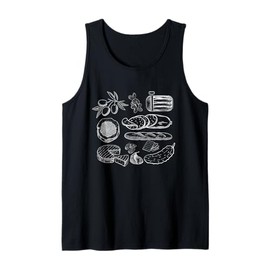 Tinned fish tinned sardines tin fish Y2K Italian summer Tank Top