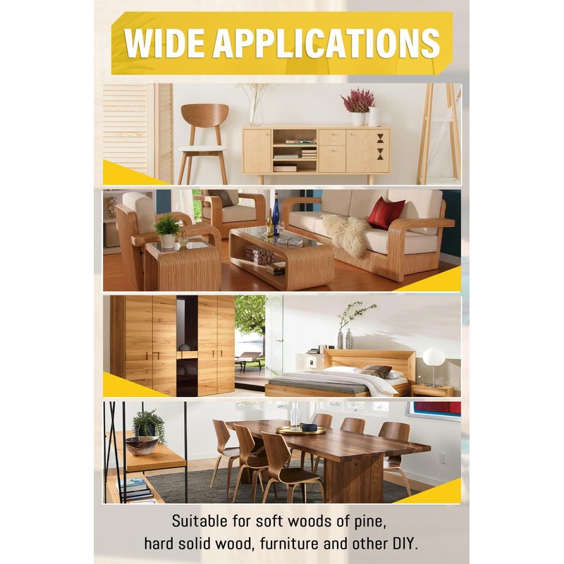 M6 X 20mm Threaded Insert Nuts 40Pcs, Caianwin Wood Insert