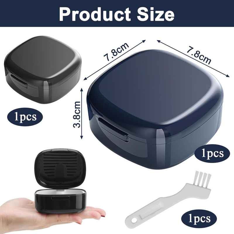 Braces Box 2 Pieces Denture Box Denture Box Denture Box
