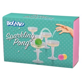 Boland 30851 Drinking Game Sparkling Prosecco Pong, Cups and Balls, Plastic, Party, Fun, Drinking, Birthday