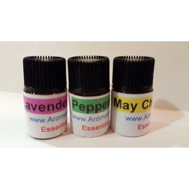 Aromabug Aromapin (Tree of Life) 22mm Personal Aromatherapy Essential Oil Diffuser Stainless Steel Locket Brooch. 7 High Fiber Pads and 1 Essential Oil Included.