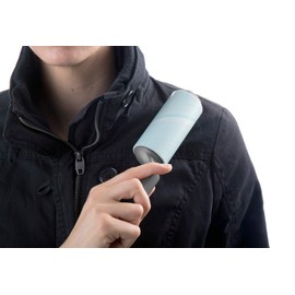 Kores - Lint Roller for Textile, Clothes, Furnishings and Carpets, Removes Lint, Pet Hair, Dust and Crumbs, Pack of 1 Roller x 80 Sheets