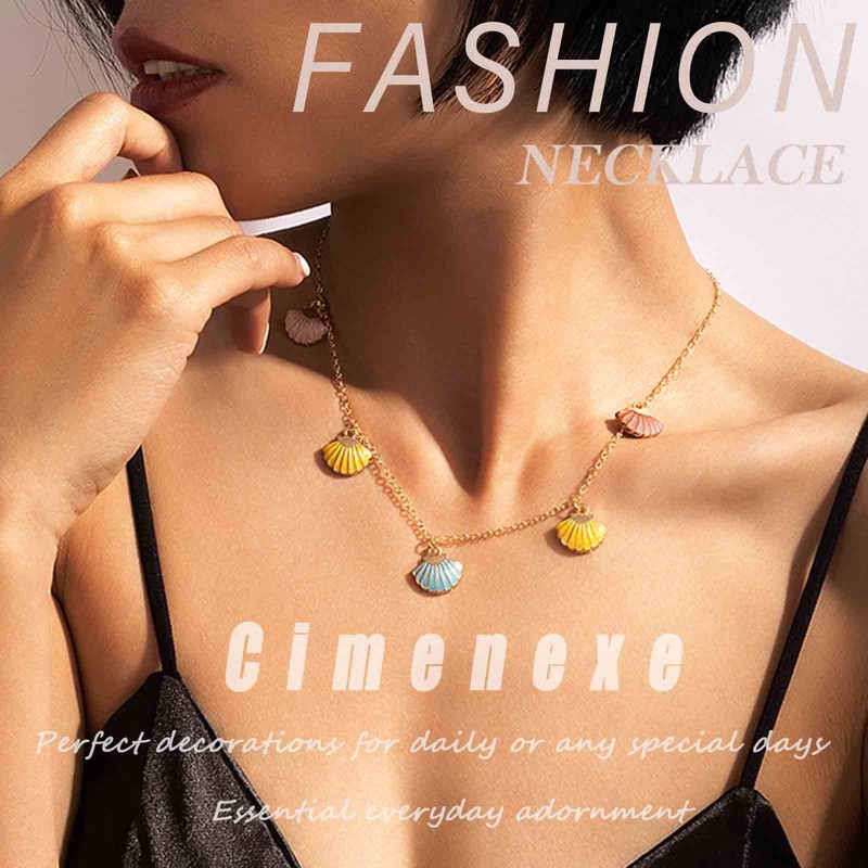 Cimenexe Bohemian Pearls Heart Pendant Necklace Gold Filigree Heart Choker