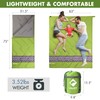VILLEY Camping Sleeping Bag, Lightweight Backpacking Sleeping Bag with Compression
