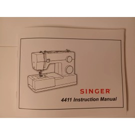 Singer 4411 Instruction Manual, English Version (New High Quality Reproduction)