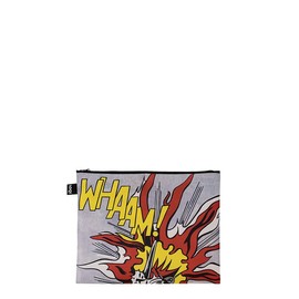 Roy Lichtenstein Whaam! Recycled Zip Pockets, multicoloured, Cosmetic case