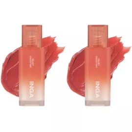 Inga 잉가 벨벳 슈 보송 밀착 틴트 웜톤 탠저린 파이 X2개 Inga Velvet Shoe Blending Tinted Warm Tone Tangerine Pie X2