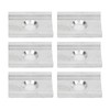 6PCS Aluminum Kayak Adapter Anodized Tight Connection Track Adapter Plates