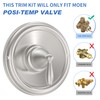 Replacement for Moen T2151BN Brantford Posi-Temp Valve Trim Kit, Brushed