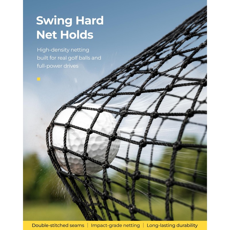 YOREPEK Golf Practice Net, 10x7ft for Backyard Driving Real Golf