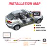 Backup Camera for Car, Waterproof Rear View Camera with Moveable